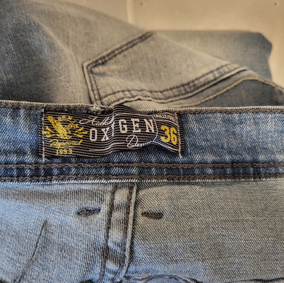 NEW Oxygen Men's Light Blue Jeans, Size 36x33 - Picture 6 of 7